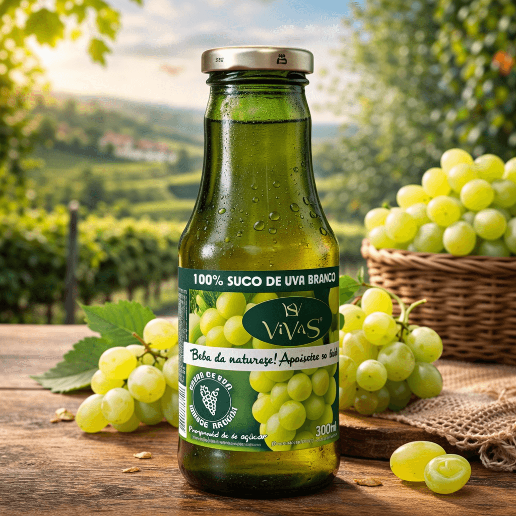 Suco 100% Uva Branco - Imagem 1